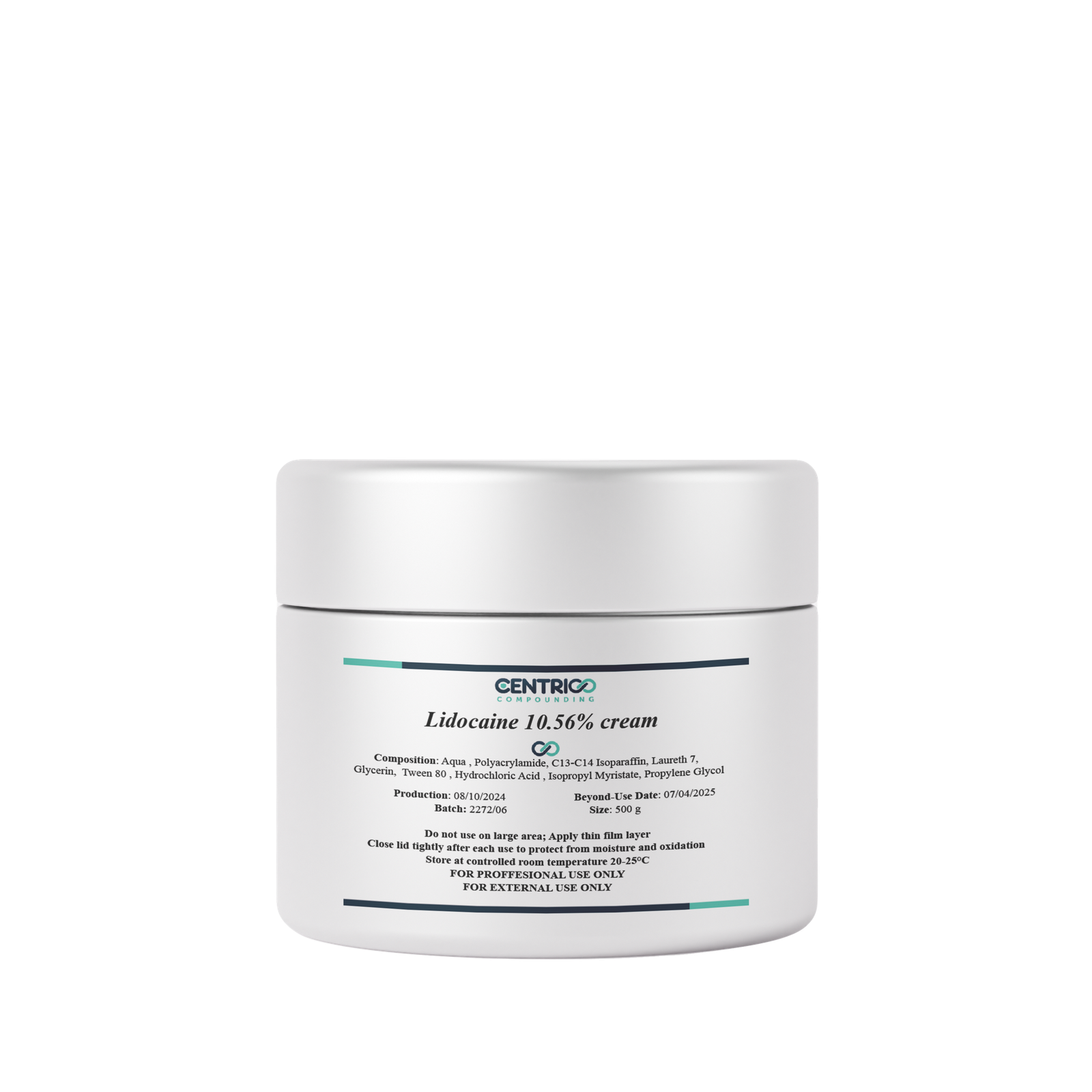 Lidocaine 10.56% 500g